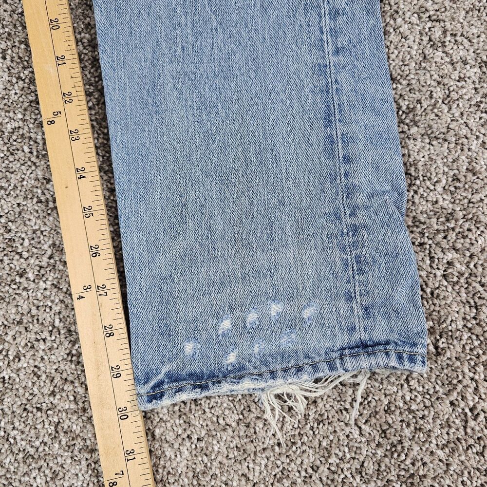 Ralph Lauren Denim Supply Jeans Mens 33x30 Slim Straight Distressed Grunge Work - Picture 15 of 16